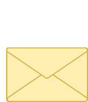 a yellow envelope on a white background with a yellow border