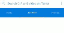 a screen shot of a website that says ' search gif and video on tenor ' at the top