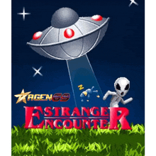 a video game called strange encounter with a flying saucer and an alien