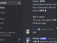 a screenshot of a discord app that says notifications settings