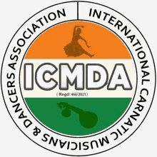 a logo for the international carnatic musician association