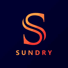 a logo for a company called sundry with a letter s