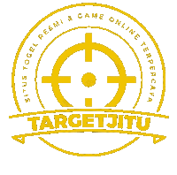 a logo for targetjitu shows a target and the words situs togel resmi & game online terpercaya