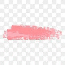 a pink brush stroke on a white checkered background .