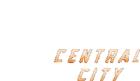 a white background with the words central city written on it