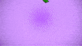 a blurry picture of a yellow and green object with a purple frame around it
