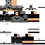 a screenshot of a minecraft skin of a man with a hood and a sword .