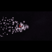 the word mys is surrounded by stars in a black background