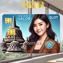 a credit card that says member gacor slot