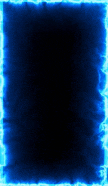 a blue light border on a black background .