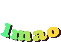 the word imao is displayed in green and yellow letters