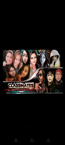 a group of people standing next to each other with the words glassmates on the bottom right