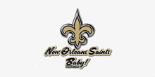 a logo for the new orleans saints is shown