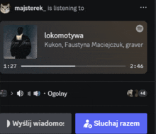 a screenshot of a spotify playlist with the name lokomotywa