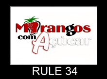 a poster with a strawberry and the words morangos com açucar