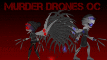 a poster for a game called murder drones