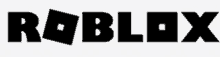 a black and white logo for roblox on a white background