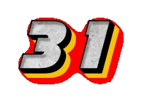 the number 31 is displayed in red and yellow