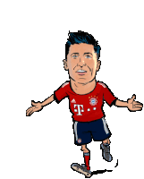 a cartoon of a man wearing a t-mobile jersey