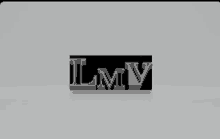 a 3d rendering of the lmv logo on a white surface