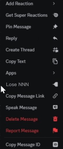 a hand is pointing to the lose nnn button on a computer screen