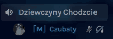 a screenshot of a screen that says dziewczyny chodzie on it