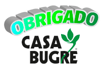 a logo for casa bugre is shown in green and black