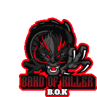 a logo for band of killer b.o.k