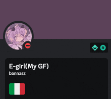 e-girl ( my gf ) bannasz has a picture of herself