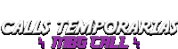 a purple and white logo that says calls temporalias