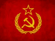 the flag of the soviet union has a hammer and sickle and a star on it .