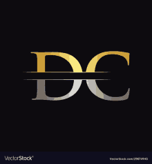 the letter dc is split in half and looks like a currency symbol .