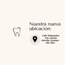 a logo for dr. lucy roberto says nuestra nueva ubicación
