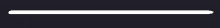 a white bar on a black background that looks like a pencil .