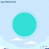an advertisement for seas the day shows a cartoon container wearing a hat and smiling