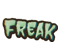 a patch that says freak on it