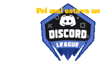 a logo for the discord league has a skull on it