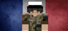 a pixel art of a man in a military uniform