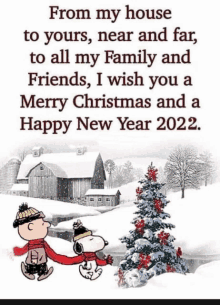 from my house to yours , near and far , to all my family and friends , i wish you a merry