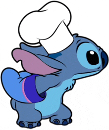 a cartoon character with a chef hat on