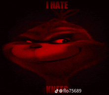 a picture of a cartoon character with the words " i hate knees " below it