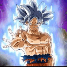 goku from dragon ball super is a very muscular man with a very muscular body and a very muscular face .