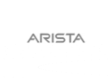 the arista logo is on a white background and says arista .