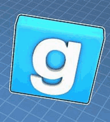 a blue square with the letter g on it