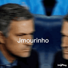 a blurry picture of a man with the name jmourinho written on it