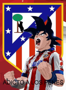 a poster of a soccer player with the words adicto a los penes