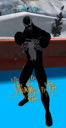 a screenshot of a video game with venom and the name 39 m # raky on it