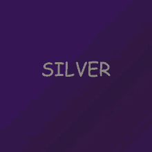 a purple background with the word silver written in white