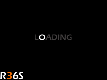 a black background with the word loading in white