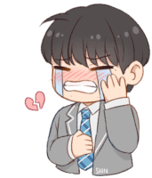 Cry Sad Sticker